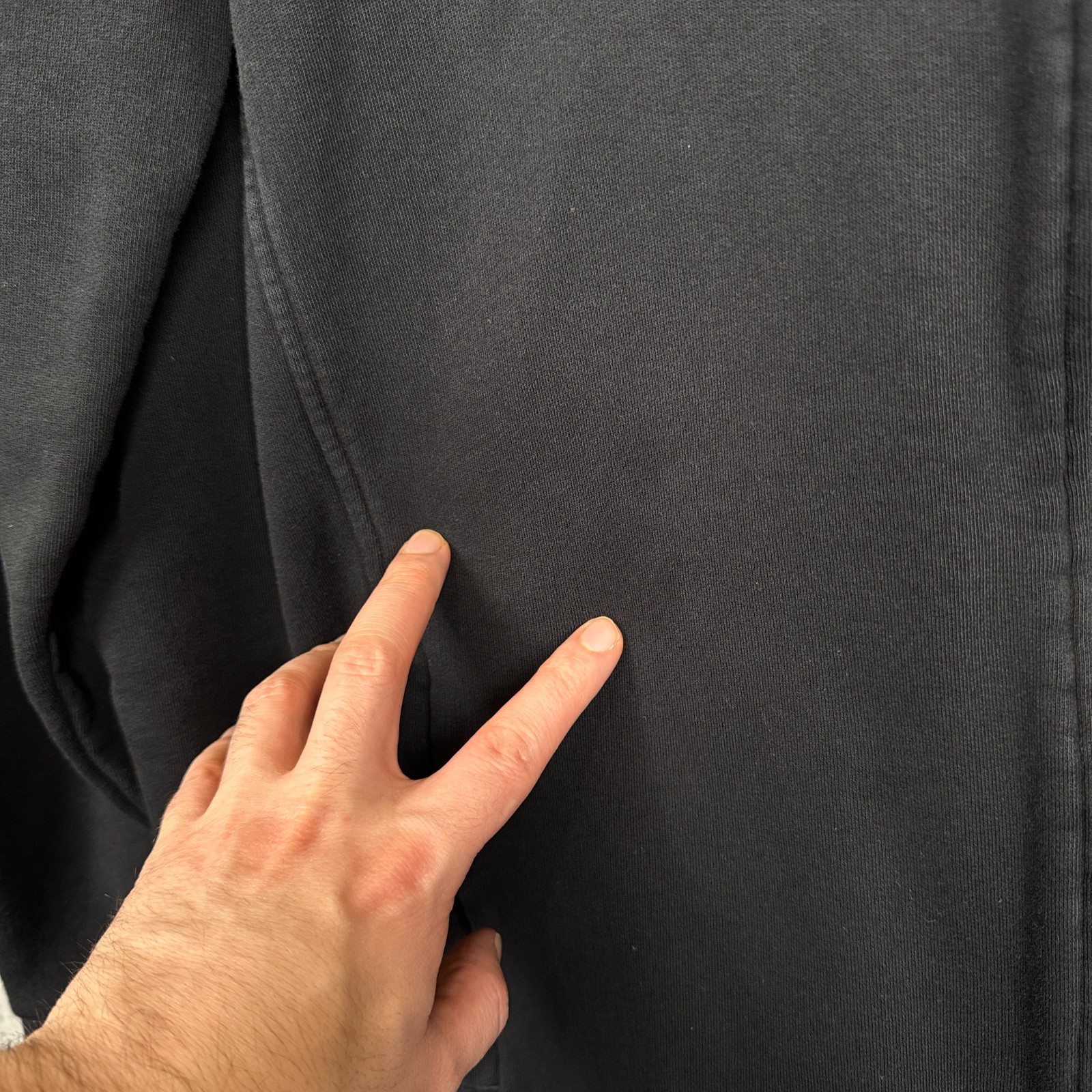 Lacoste Sport Sweatshirt Mens 2XLT Black Full Zip Jacket Athletic Lounge Preppy  thumbnail 6