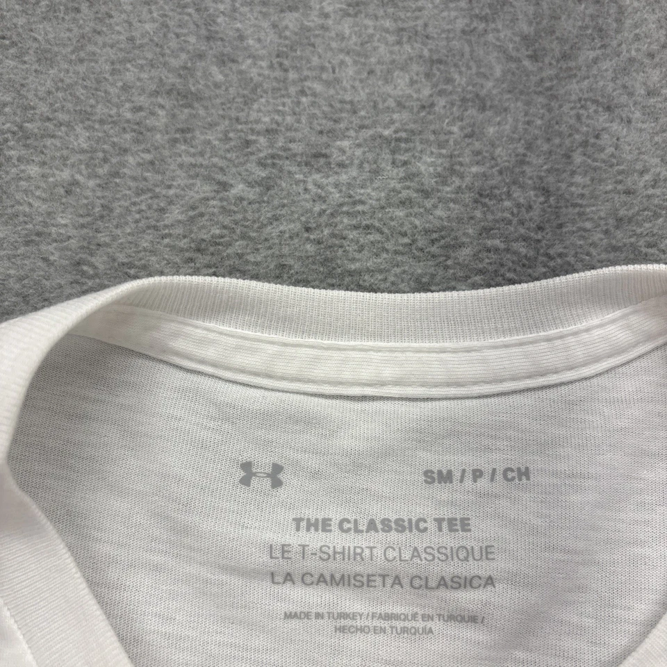 Under Armour рубашка женщин маленький крышка рукав белый свободы флаг графический логотип - Изображение 4 из 4