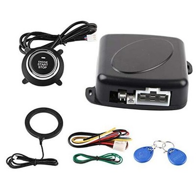 12V Car Alarm Security System, Universal Car Alarm System Engine Push Button
