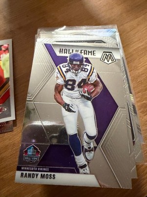 2020 Panini Mosaic #283 Randy Moss Hall of Fame Vikings