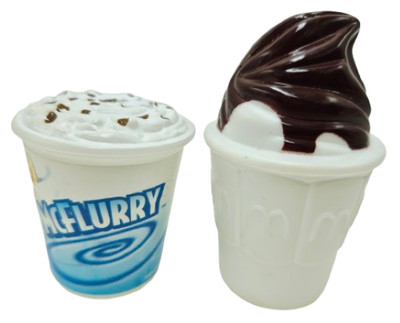 Play Food Vintage McDonald's McFlurry And Hot Fudge Sundae Near Mint
