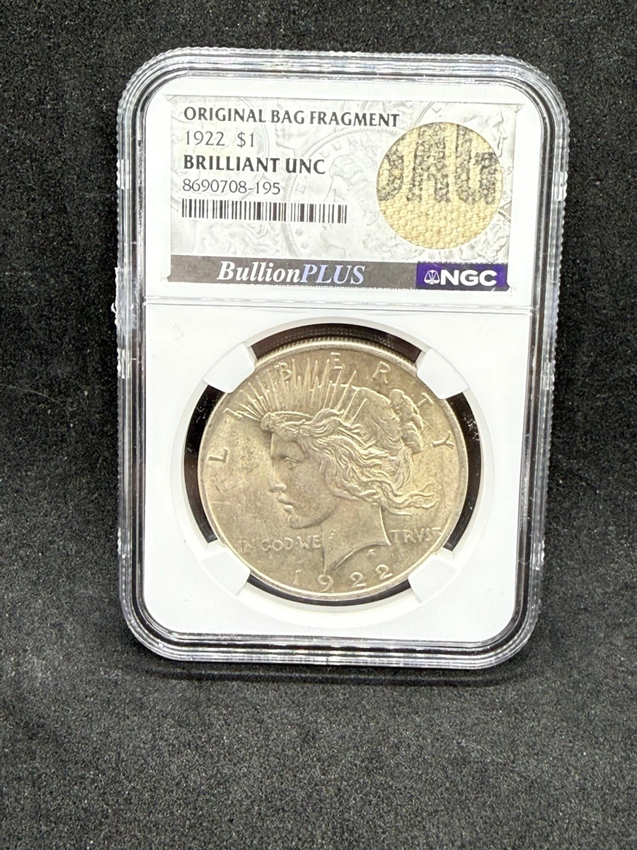 Uncirculated NGC Certified Peace Dollars (1921-1935) 1922 Year for