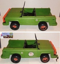 BIG JIM  JUNGLE TRUCK MATTEL #7319 SAFARI JEEP ADVENTURE SERIES VINTAGE 1974