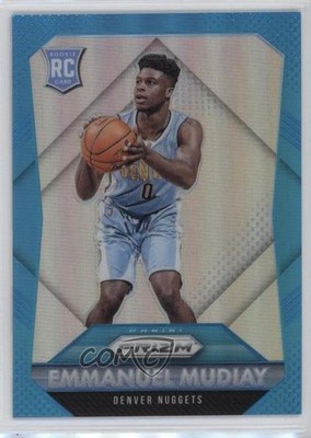 2015 Panini Prizm Rookies Light Blue 44/199 Emmanuel Mudiay #316 Rookie RC 14cm