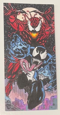 2021 Marvel Premier Triple-Panel Sketch Venom Carnage Spider-Man Rich Hennemann