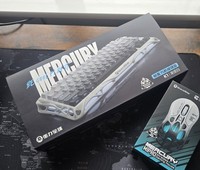 GravaStar Mercury K1 Wireless Mechanical Gaming Keyboard Gradient White