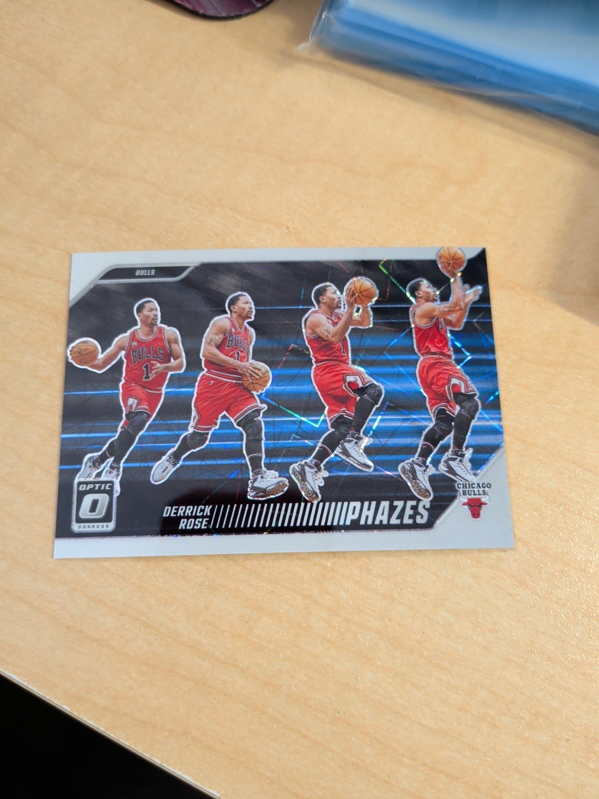 2024-25 Panini Optic Phazes Lazer #9 SSP Derrick Rose CASE HIT Bulls ZS