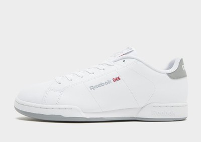 Authentische Reebok NPC ll Tennisschuhe  (Herren alle Größen UK: 8 -12) weiß/grau