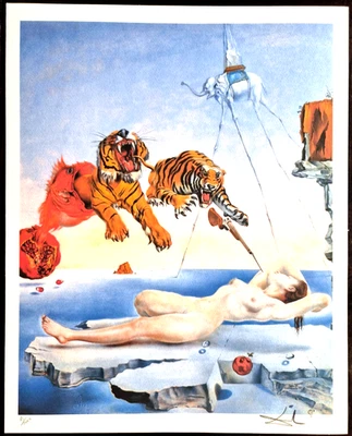 Salvador Dali - 50x40cm - Limitierte Auflage Nr. 85/1000 - Bild 1 von 2