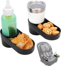 2PCS Child Car Seat Snack Tray/Cup Holder for Safety 1St Everfit Grow and Go