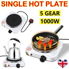 1000W Single Hot Plate Electric Portable Table Top Cooker Kitchen Hob Stove
