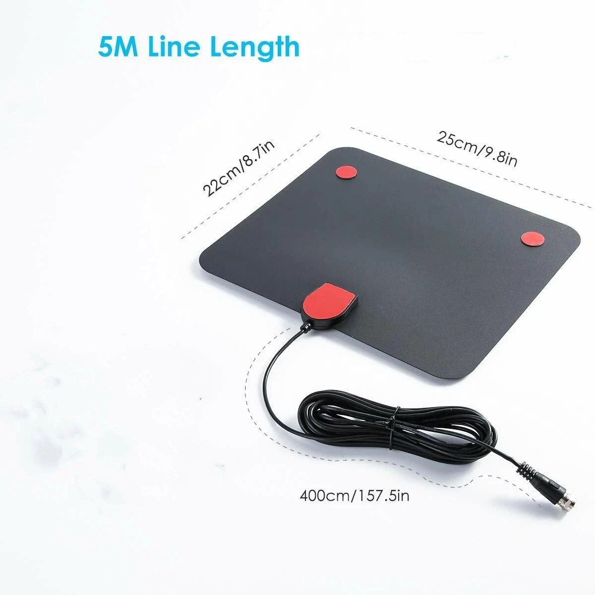 5000 Miles Range TV Antenna Digital HD Antena Indoor HDTV 1080P 4K 13ft Cable | UK