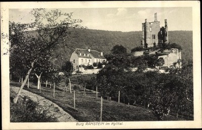Ak Kordel, Blick auf die Burg Ramstein im Kylltal - 3593202