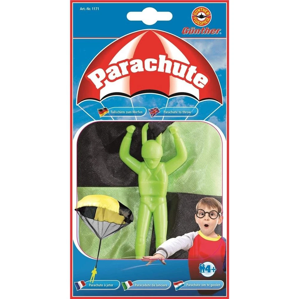Günther Parachute Wurfspiel Fallschirm zum Werfen Fallschirmspringer | 1 Stück - Bild 2 von 3