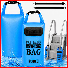 Dlpl 2 Pack 50Lb Pool Ladder Weights Heavy Duty 500D Pvc Waterproof Foldable