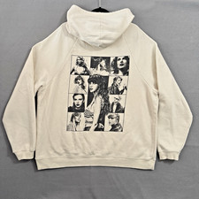 Taylor Swift The Eras Tour Hoodie Unisex 2XL Cream Pullover Concert Merch