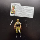 1989 GI JOE BACKBLAST v1 Incomplete WITH FILE CARD Vintage
