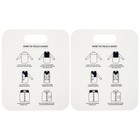 2 Pcs Shirt Folding Board Clothes Folder Adult Clothing Organiser