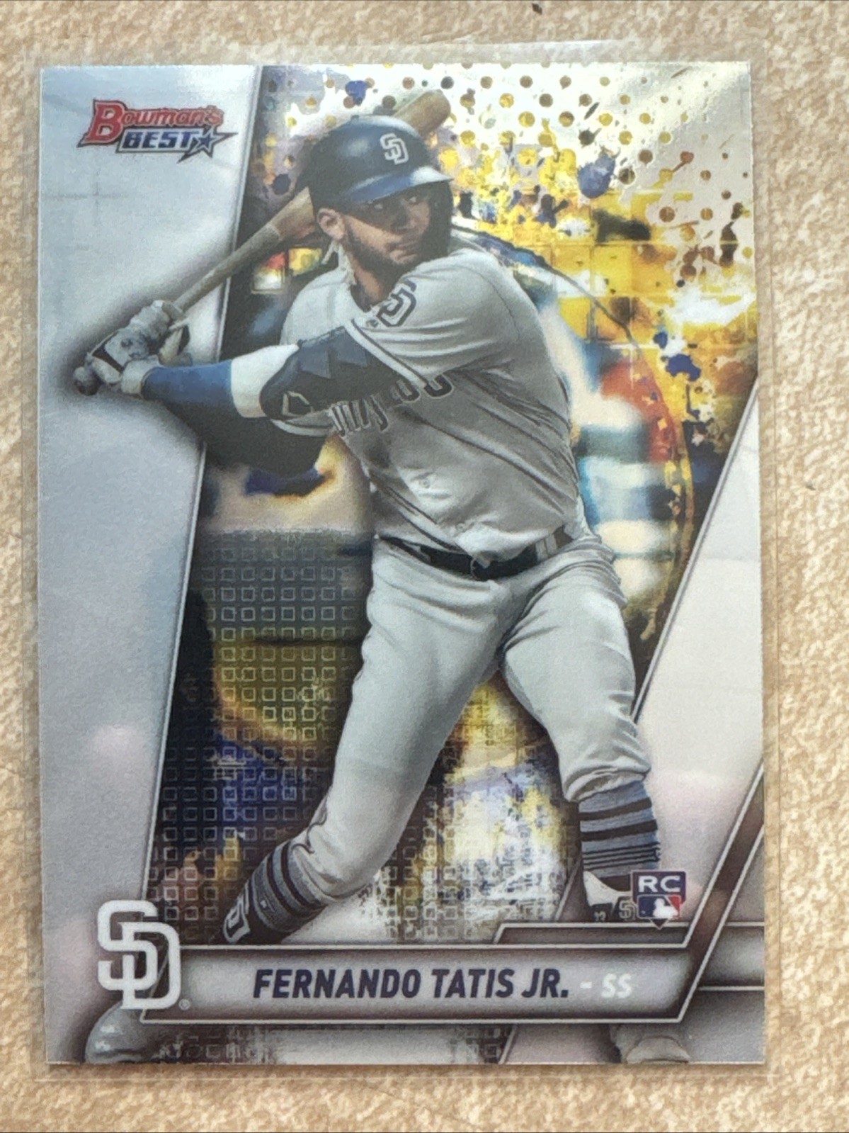 2019 Bowman’s Best Fernando Tatis Jr. Rookie #58 San Diego Padres