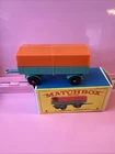 Vintage MATCHBOX Lesney #2 Mercedes Trailer in Original Box - Very Good