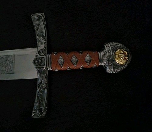 Fantasy Long Sword - With Wall Mount Hardware - 40.75 Inches - Picture 2 of 3