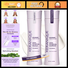 Volumizing Shampoo  Conditioner Set for Hair Repair, Growth  Thinning - Kerati