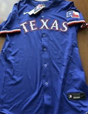 Authentic Texas Rangers Nike Blue Jersey Size 44 New With Tags Reg.$355