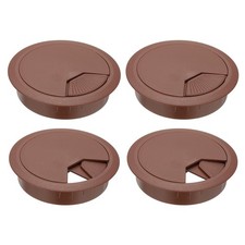 3 Inch Desk Grommet, 4Pcs Cable Grommet Wire Management Cable Hole Cover, Brown