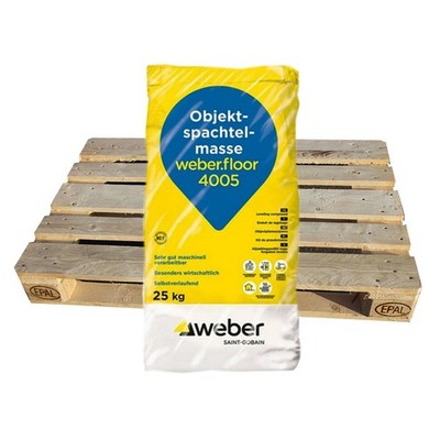 (1,06 /kg) weber.floor 4005 Objektspachtelmasse 42x25kg Ausgleichsmasse 1-20 mm