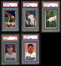 1951 Bowman Brooklyn Dodgers Team Set 5 - EX 6820991