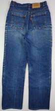 VTG 70s Levis Orange Tab Jeans Womens Size 11 28x33 Blue Denim 26048-0214