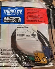 Tripp Lite By Eaton Connectivity P778-006 6Ft Usb / Ps2 Kvm Switch Cable