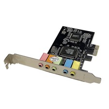 PCIe 5.1 Channel Sound Card with Mic, Line, Front, Rear, Center Audio Ports