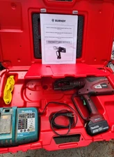 Used Burndy  PAT600-18V  battery crimper 18V Patriot  6 ton crimping tool