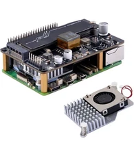 GeeekPi P33 M.2 NVMe PoE+ HAT + Official Raspberry Pi 5 Active Cooler