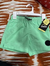 Art Class Boys Size XS 4/5 Swim Trunks Mid-Thigh Length Pocket Inner Line UPF 50