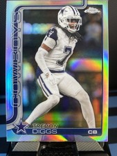 Trevon Diggs -2025 Topps Chrome- #83 Silver Refractor-Dallas Cowboys