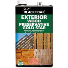 16, Blackfriar Red Cedar Exterior Wood Protector Gold Star 1L