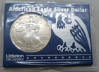 1997 Walking Liberty American Eagle $1 Dollar Coin, Fine Silver, 1 oz
