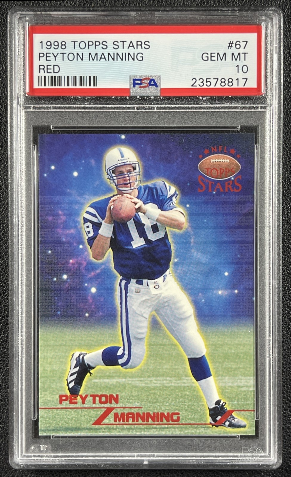Peyton Manning Topps Stars #67 Red