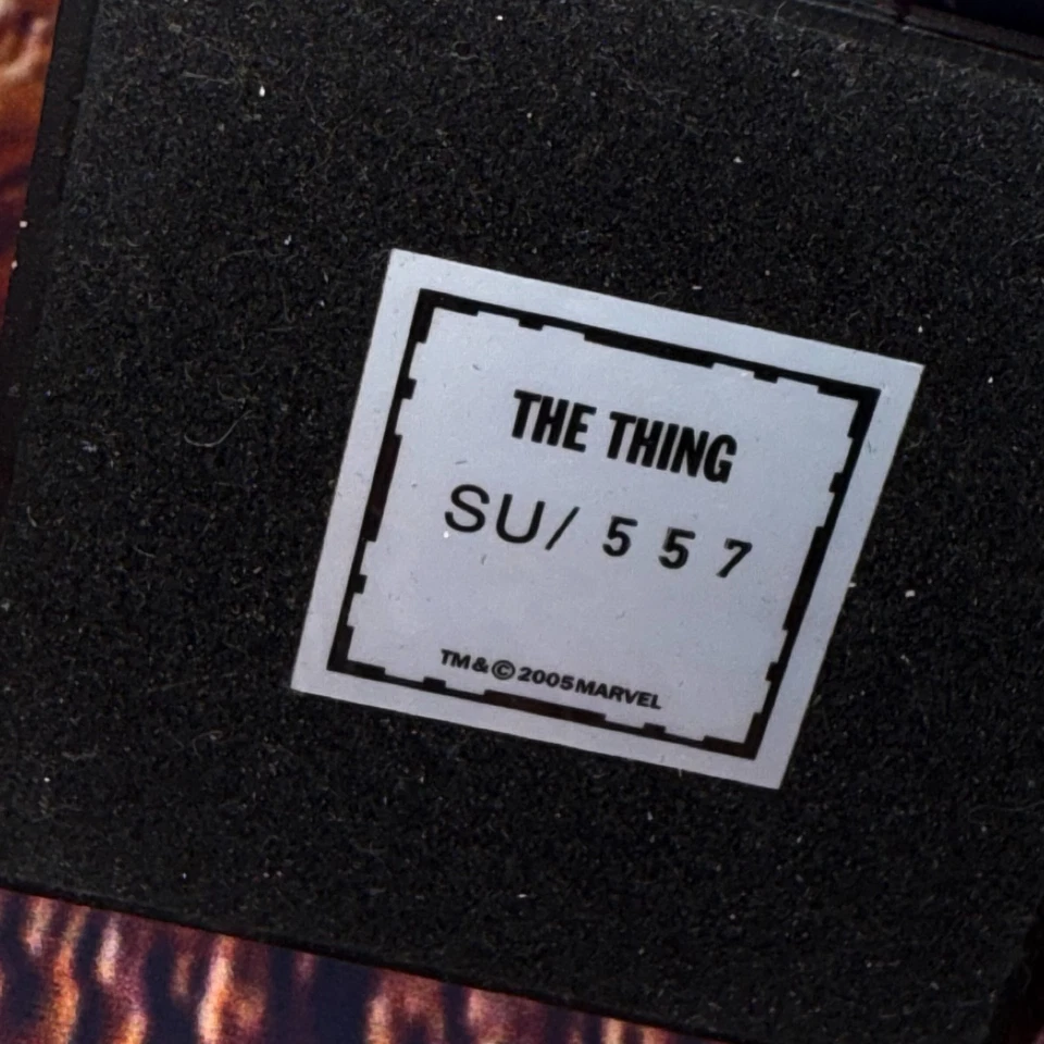 Eaglemoss 2005 Marvel The Thing Die-Cast Estatua Coleccionable SU/557 Fantastic 4 Foto 3 de 4