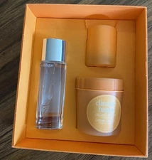 NEW Clinique Happy Trio Gelato Cream Body Large Candle Perfume Discontinued