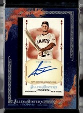 2011 ALLEN GINTER MINI FRAMED AUTO ANDRES TORRES GIANTS