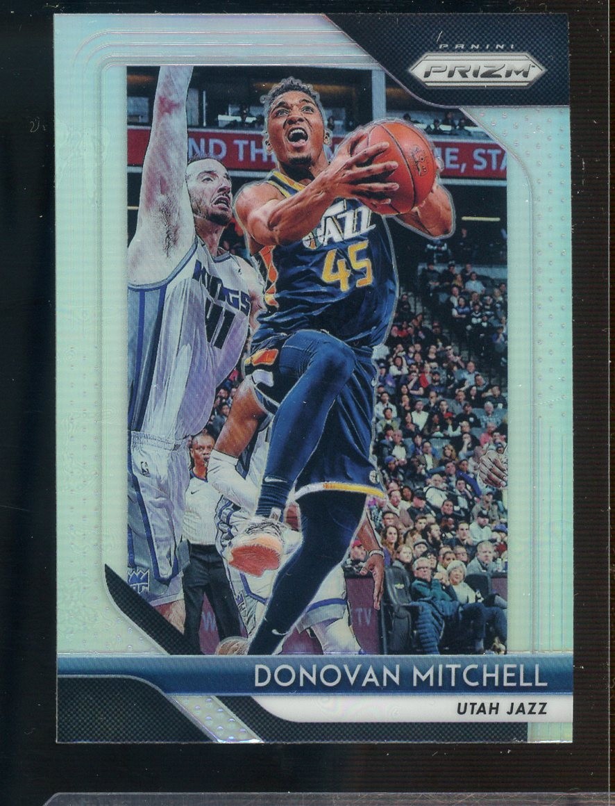 2018-19 Panini Silver Prizm #143 Donovan Mitchell Jazz RC Rookie