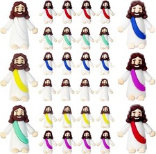 30 Pcs Jesus Toys Little Jesus Figurine Miniature Jesus Doll Tiny Jesus Figurin