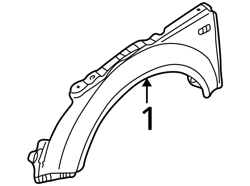 Fender AUDI TT Right 00 01 02 03 04 05 06 Foto 3 de 3