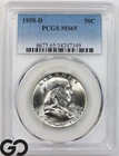 1958-D Franklin Half Dollar, PCGS MS-65 ** Premium Quality Blazer!