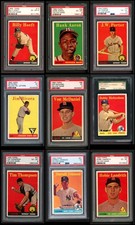 1958 Topps Baseball Name & Team Variation Almost Complete Set 6 - EX/MT 7271037