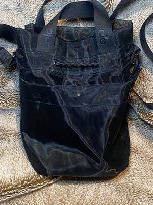 Alo Cross Body Bucket Bag Black Sheer Mesh Mini | eBay