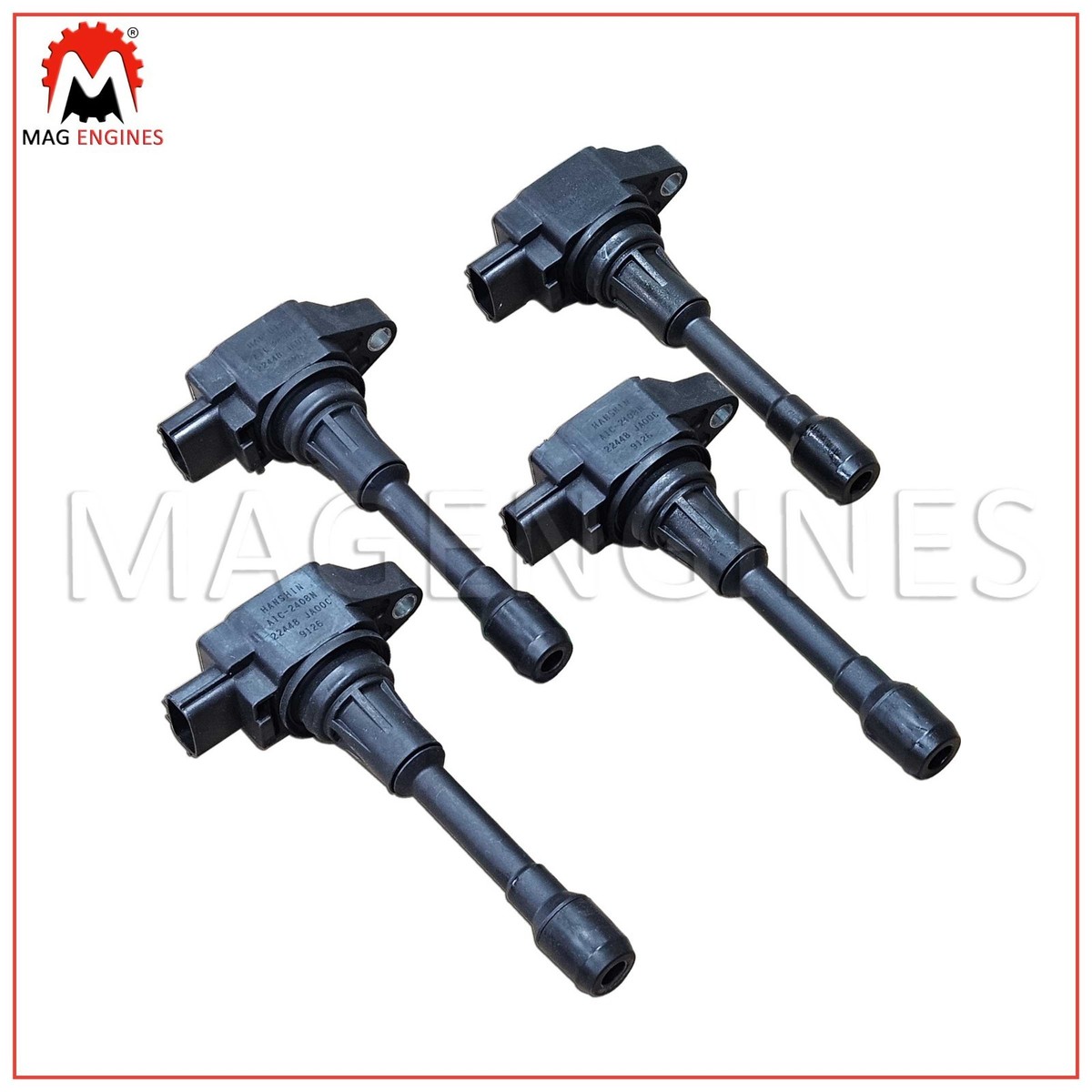22448-JA00C IGNITION COIL SET x 4 PCS NISSAN MRA8DE MR20DE 16V 1.8